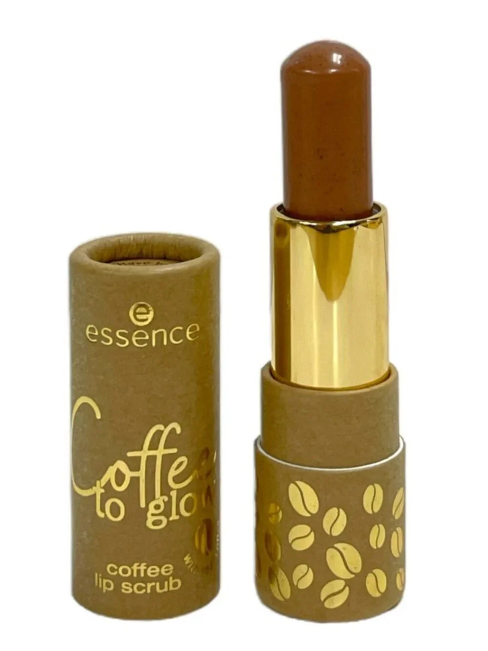 Essence Coffee to Glow Lip Scrub 01 Where Have You Bean All My Life? NEW